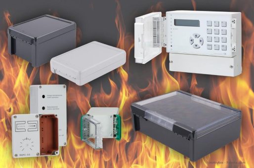 Vor Flammen geschützte Elektronik