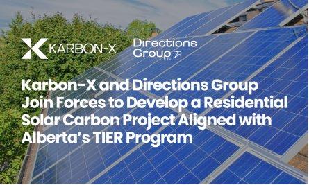 Karbon-X und Directions Group bündeln ihre Kräfte zur Entwicklung eines auf das TIER-Programm von Alberta abgestimmten Solarprojekts zur Verringerung von CO2-Emissionen für Privathaushalte