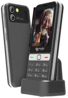simvalley MOBILE 4G-Senioren-Handy XL-980, Touchdisplay, WhatsApp, SOS-Funktion, GPS, Android