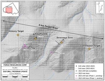 Forge Resources gibt sichtbares Gold und fortgesetzte Porphyr-Mineralisierung im Projekt Alotta, Yukon, bekannt