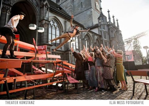 Konstanzer Open-Air-Theater „Cyrano de Bergerac“ in historischer Kulisse