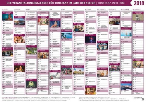 Frisch erschienen & ab sofort verfügbar: Der neue Eventkalender ist da!
