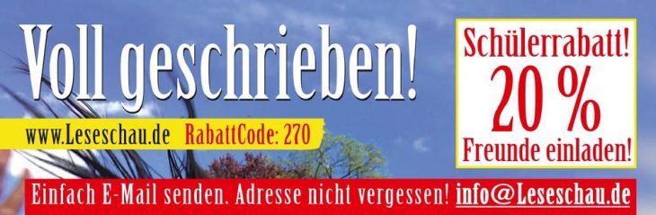 Schülerrabatt zum Buch!