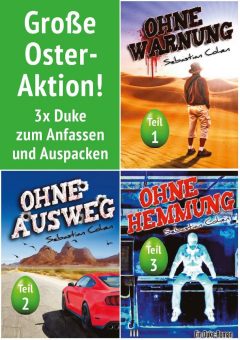 Sebastian Cohen bietet mit seinen drei Krimis und das perfekt Ostergeschenk