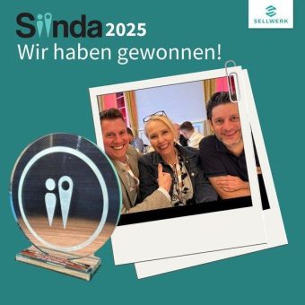 SELLWERK gewinnt Siinda-Awards 2025 für digitale Innovationen im Mittelstand