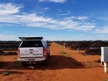 SMA verkauft 2020 1,6 GW Wechselrichter-Leistung für PV-Kraftwerke in Australien