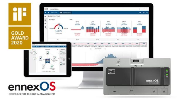 IoT Plattform für Energiemanagement ennexOS von SMA erhält iF gold award für Service Design und Nutzerfreundlichkeit