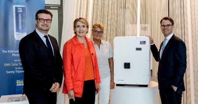 Grünen-Parteivorsitzende Simone Peter bei SMA: Digitalisierung der Energieversorgung entschlossen vorantreiben