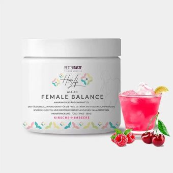 BETTERTASTE mit „Female Balance Kirsche-Himbeere“ auf der Kölner Liste® für Profisportler gelistet
