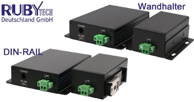 Ethernet Extender Link mit Power over Ethernet