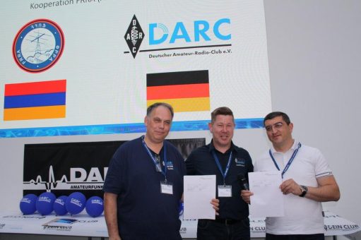 Funkamateure aus Armenien und Deutschland vereinbaren Zusammenarbeit