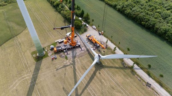 Im Rekumer Repowering-Projekt der Energiequelle GmbH beginnt der Rückbau