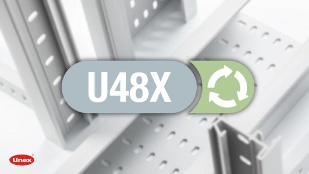 Unex: Pionier in der Herstellung von isolierenden Kabelrinnen aus 100%ig recyceltem thermoplastischem Kunststoff