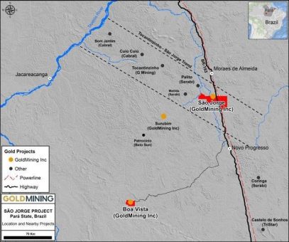 GoldMining räumt Australian Mines Limited Optionen auf bis zu 80 % des Boa-Vista-Projekts gegen eine Gesamtvergütung von bis zu 7 Millionen $ ein