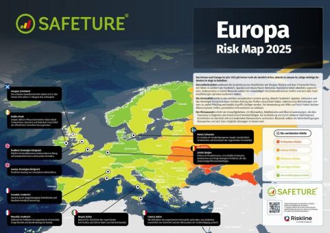 Weltweite Risiken im Blick: Safeture bietet Risk Maps 2025 zum kostenlosen Download