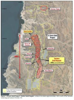 Grosses mineralisiertes Zielgebiet entsteht bei La Brea
