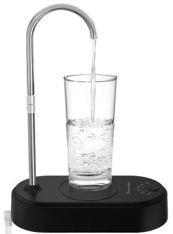 Rosenstein & Söhne Akku-Trinkwasser-Pumpe mit justierbarem Auslass, für Standard-Kanister