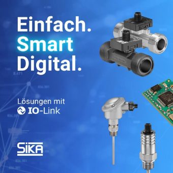 Mehr Wert aus jedem Sensor:  SIKA verknüpft bewährte Messtechnik mit IO‑Link‑Kommunikation