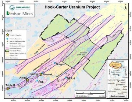Greenridge Exploration kündigt Explorationspläne für sein Uranprojekt Hook-Carter mit Denison Mines an