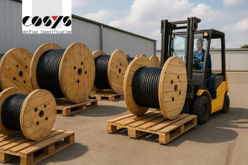 Große Kabeltrommeln effizient verwalten – intelligente Lademittelverwaltung für die Infrastrukturlogistik mit COSYS