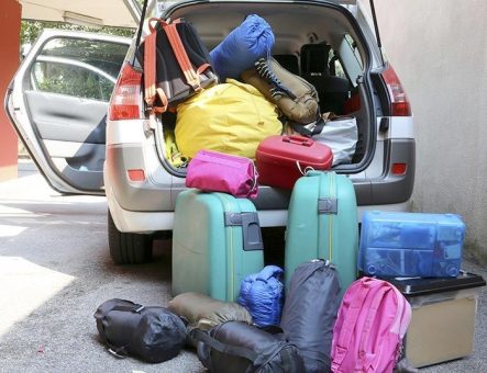 Gut verstaut und festgeschnallt – sicher unterwegs