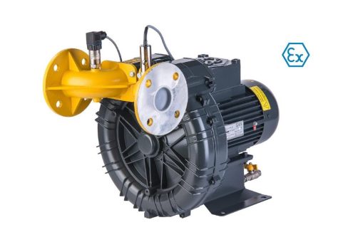 Zertifizierte Sicherheit mit Druck: ATEX-Seitenkanalverdichter für Zone 1 mit Sensorikmodul und hoher Effizienz