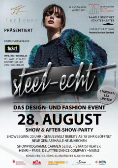 Steel trifft Style: Mode, Design und beste Unterhaltung am 28. August beim Top-Event in Neunkirchen