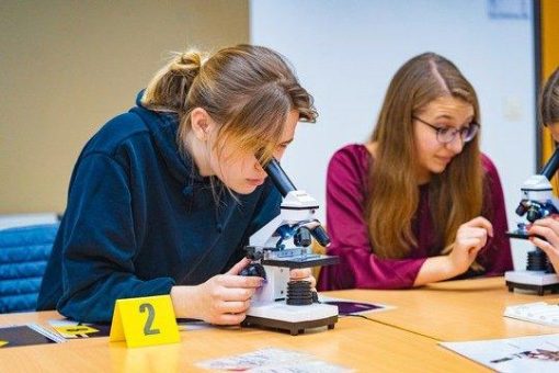 „Verbrecherjagd“ in Neckarbischofsheim: Coaches machen an Gymnasium spielerisch Lust auf Technikberufe