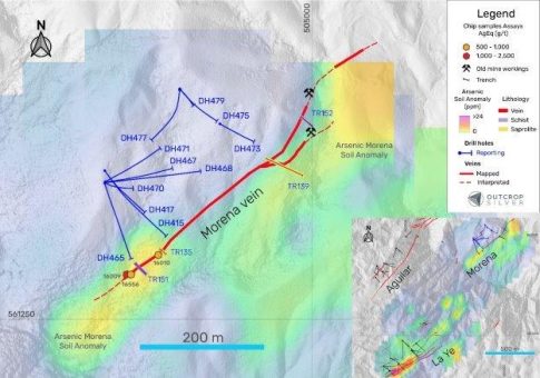 Morena liefert sechste hochgradige Entdeckung im Rahmen des aktuellen Bohrprogramms bei Santa Ana