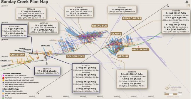Southern Cross Gold erweitert Mineralisierung auf 600 Meter Tiefe mit mehreren hochgradigen Abschnitten in Christina