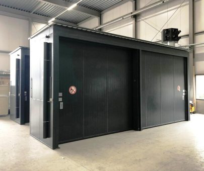Schiebetüren einen Dämpfer geben: Wie Umweltcontainer und Brandschutz mit ACE noch sicherer werden