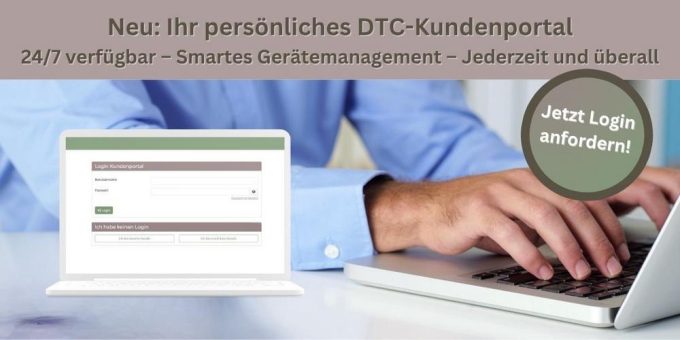 Ab sofort ist unser Kundenportal online – mit persönlichem Login direkt über unsere Website