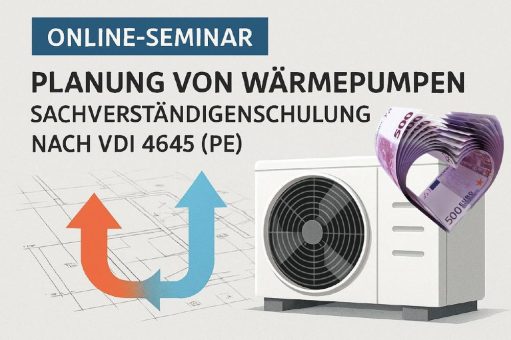 Wärmepumpen richtig planen – mit Förderung bis zu 500 Euro