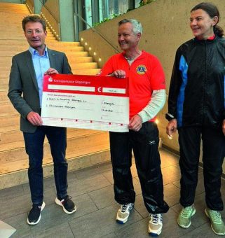 „Tour de Kreisle 2025“: Christophsbad Klinikgruppe spendet 1.000 Euro an „Hospiz im Landkreis Göppingen e. V.“