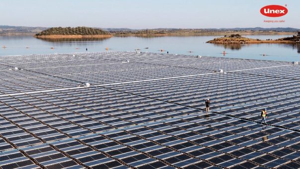 Unex in Europas innovativster schwimmender Photovoltaikanlage