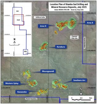 Fortuna treibt das Goldprojekt Diamba Sud (Senegal) mit aktualisierten Mineralressourcen und geplanten PEA-Abschluss im 4. Quartal 2025 weiter voran