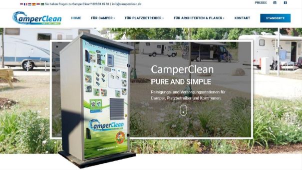 CamperClean präsentiert neuen Internetauftritt www.camperclean.com
