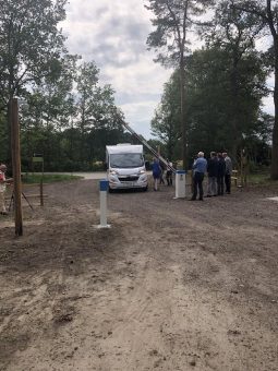 CamperClean liefert hochmoderne Schrankenanlage
