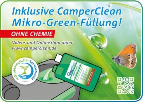 Öko ist Trumpf bei CamperClean dank „Mikro Green“