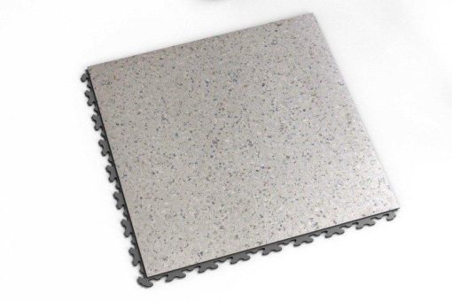 Homogene PVC-Fliesen mit widerstandsfähiger PU-Oberfläche in Terrazzo-Opotik