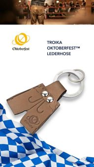 Echt bayrisch! Schlüsselanhänger im Lederhosen-Stil