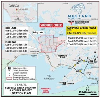 Mustang Energy Corp. schließt Probenahmeprogramm auf dem Projekt Surprise Creek in Saskatchewan ab und stellt Update zur Akquisition des Projekts Ford Lake bereit