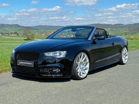 Individuelles Audi A5 Cabriolet auf extrem konkaven Deville – Felgen