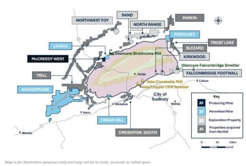 Magna Mining durchschneidet 29,2 % Cu, 0,9 % Ni, 53,0 g/t Pt + Pd + Au auf 1,0 m, 140 m neigungsabwärts von vorherigem Abschnitt unterhalb von Zone Nr. 3 bei Mine Levack in Sudbury, Ontario