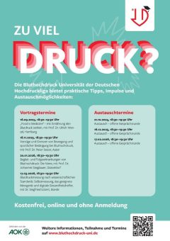 Bluthochdruck? Experten und Betroffene ab 16. September 2025 online treffen