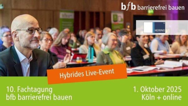 10. Fachtagung bfb barrierefrei bauen – Programm steht fest