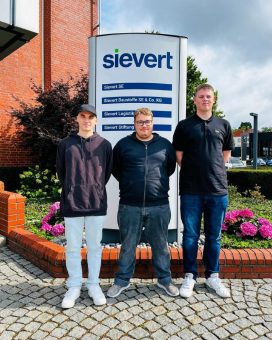 Fünf Auszubildende starten ihre Karriere bei Sievert Logistik