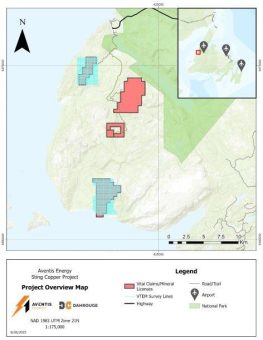Aventis Energy berichtet über VTEM-Messung auf dem Kupferprojekt Sting