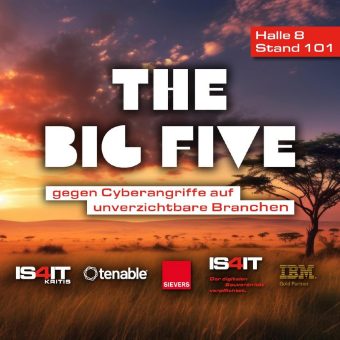 Das Team „The Big Five“ tritt auch 2025 bei der it-sa in Nürnberg an