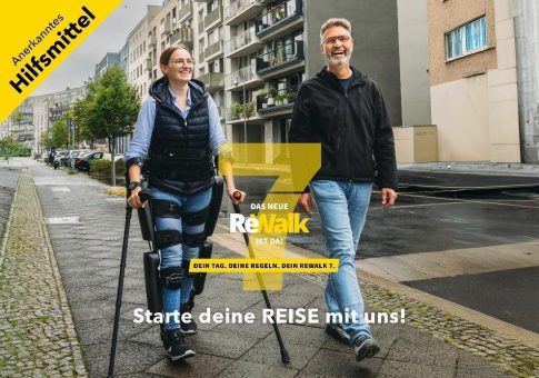 Lifeward erhält CE-Kennzeichnung für das persönliche Exoskelett ReWalk 7